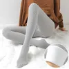 -20 Feminino inverno cashmere calças mulheres mais veludo engrossar leggings cintura alta jeggings quente esportivo femme 211204