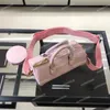 Hurtownie 2021 Gradient Empreinte Papillon Crossbody Torby 45707 Różowe Kobiety Prawdziwej Skóry 2 Sztuk Zestaw Pasek Torba Na Ramię W Okrągłe Pochette Torebka Panie BB Torebka