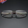 Titanium Alloy Rimless Eyewear Smart Zoom Progressive Multifocal Reading Glasses Men Women Presbyopia Hyperopia Sunglasses1097295