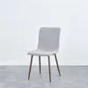 US Materiały jadalne krzesło meblowe 4-częściowy zestaw kuchenny krzesło specjalne sypialnia średniowieczny nowoczesny z tkaniny poduszki fotela Back Brown303K