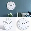 Relojes de pared Reloj minimalista Diseño moderno Colgante simple Dormitorio Sala de estar Decoración 35x35x4cm