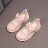 Wiosenna jesień Dzieci Baby Bowknot Princess Skórzowe buty dla dzieci dziewczyn 220608