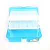 Storage box Clear Plastic Multipurpose Portable Toolbox Handled Organizer Box Art Craft Supplies Cosmetics9651395