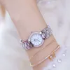 Femme Montres Célèbre Marque De Mode Diamant Quartz Montres Femmes Or Femme Montre-Bracelet En Acier Inoxydable Reloj Mujer 210527