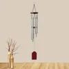 Carillons éoliens Antique Bois Massif Métal Aluminium 6 Tube Windchime Pendentif Chapelle Cloches Maison Ornement Aeolian Bells T2I52127