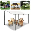 300D Leinwand Wasserdichte Zelt Top Abdeckung Dach Garten Winde Baldachin Sun Shelter Schatten Markise Beschichtung Pergola Wasserdichte Strand Zelte Y0706