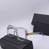 Sonnenbrille 667 Legends Square Brillen Gläser Gold Schildkröte Rahmen Klare Linse Männer Mode Rahmen Brillen mit Box Designer-Sonnenbrillen