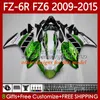 MOTO Body For YAMAHA FZ6 FZ 6 R N 600 6R 6N FZ-6N 09-15 Bodywork 103No.1 FZ600 FZ6R FZ-6R 09 10 11 12 13 14 15 FZ6N 2009 2010 2011 2012 2013 2014 2015 OEM Fairings glossy black