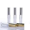 10 ml mini tube de brillant à lèvres rond paquet cosmétique brillant à lèvres bouteille vide avec bouchon en or tube de brillant à lèvres rond cosmétique