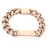 Bracelets de créateurs pour hommes et femmes en acier inoxydable lien cubain glacé bracelets bracciali chaîne bracelet pour femmes mâle goutte Sh2491