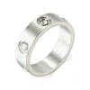 Hoge kwaliteit designer titanium stalen ring mode-sieraden man bruiloft belofte ringen voor vrouw jubileum geschenk