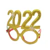 С новым годом фото стенд реквизит номер 2022 очки украшения вечеринки DIY гриппированные фотоБеты украшения новогодняя вечеринка