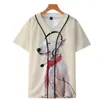 Modische, maßgeschneiderte Baseball-Trikots, lässige 3D-Männer, dünne Baseball-Shirts, komfortables Trainings-Trikot 002