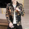 Spring Fashion Jackets Men Personalized Retro Print Coats Youth Casual Business Office Social Bomber Jacket Men Clothing 210527