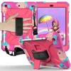 Планшетный PC Case Silicone для iPad Pro 11 Amazon Fire HD8 Samsung A7 10,4 360 градусов вращающийся кронштейн Абонепроницаемый Анти падение Три доказательства защитного покрытия