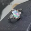 bagues de pierres précieuses d'opale