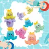 5 PCS Kids Ocean Life Octopus Stacking Cups Joue éducative Baby Bathroon Baby Bathroom Bath Bath Wholesale