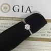 Anello di fidanzamento da donna in oro massiccio 18 carati Meisidian 0,5 carati GIA SI con diamante naturale al 100%