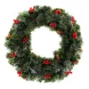 크리스마스 화환 녹색 등나무 가정용 아이들을위한 메리 장식을 가진 크리스마스 트리 장식품 노이 년 211019