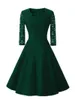 Vestidos casuais vendem vestido preto elegante escritório da senhora de ônibus trabalha usa túnica de uma linha de tamanho médio sisjuly de verão plus size size