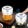 Ajo Master Press Herramienta USB Inalámbrico eléctrico Molino Vegetal Chili Carne Grinder Food Crusher Chopper Cocina Accesorios EWB5903