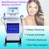 Machine à hydrodermabrasion 8 en 1, jet d'eau et d'oxygène, peeling au diamant, soins du visage, rajeunissement de la peau