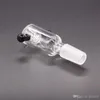 Glasskål i ny stil med Honeycomb Screen Rund askfångare för bong Vattenpipa vattenpipa 14mm 18mm