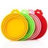 6 Farben Silikondeckel für Tiernahrung, versiegelte Dosen, Universalgröße, passend für 3 Lebensmitteldosendeckel in Standardgröße RRD11946