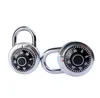 Hardened Steel Shackle Dial Combination Luggage Locker Lock Security Padlock for Tool Boxes Wardrobe Anti-Theft SN2341