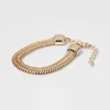 Fashion Gold Color Charm Chain Armband Set Vintage Multilayer Armband Bangles For Women Charm Party Smycken