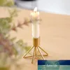 Candlestick Nordic Gold Candle Holders Home Decoration Metal Crafts Ornaments Wedding Party Dinner