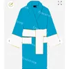 Men Designer Bath Robe 6 Colors Soft Cotton Bathrobe INS Fashion Personality Charm Robes High Quality Bathrobes7623587