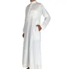 Saudi Arabische Volledige Mouw Abaya Islamitische Kleding Mannen Lange Gewaad Kaftan Moslim Voor Pakistan Bidden Plus Size Jubba Thobe Ethnic304L