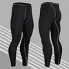 Herrbyxor mode män gym kompression tätt baslager sport leggings övning jogging löpande sommar långa byxor lätt torr m-3xl