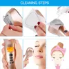 Mini Hot Cold Hammer Massager LED Light Photon Therapie Ultrasone Cryotherapie Trillingsgezicht Lift Pore Shrink Skin Care Machine