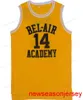 Cousu Will Smith 14 The Fresh Prince of Bel Air Academy Basketball Jersey Hommes XS-6XL Personnalisé N'importe quel Nom Numéro Maillots de Basketball