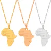 アフリカペンダントネックレス女性男性シルバーカラー/ゴールドカラーエチオピアジュエリー卸売アフリカのヒップホップアイテム