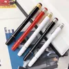 Bolígrafo de lujo de alta calidad, negro, araña de metal rojo, Clip de plumín, papelería fina para oficina, escuela, moda, caligrafía, tinta clásica 292Q