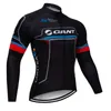 Pro Team GIANT Cycling Long Sleeve Jersey Mens MTB bike shirt Autumn Breathable Quick dry Racing Tops Road Bicycle clothing Outdoor Sportswear Y21042209