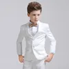 traje de esmoquin blanco para niños