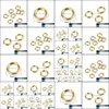 Andere sieraden bevindingen Componenten Roestvrijstalen Open Jump Rings Cirkel Gouden Kleur Ring voor DIY Making Handgemaakte Aessoires 4mm Dia. DROP D