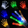 LED Handskar Neon Guantes Glödande Halloween Party Light Props Lysande Blinkande Skull-Handskar Stage Kostym Julförsörjning