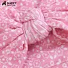 Floral imprimé nœud papillon bébé GirlsTurban bandeau enfants cheveux accessoires pour nouveau-né en Nylon élastique mode chapeaux