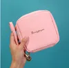 Portable Cosmetic Bag Ladies Coin Purse with Zipper Gifts Lanyard for Women Daily Storage Travel Accessories