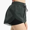 Short sportif à séchage rapide respirant pour femmes Summer Anti-exposition Short de Yoga Stretch Slim Running Fitness Pantalon pour femmes