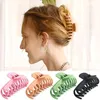 Artigli per capelli grandi solidi coreani Eleganti forcine acriliche Barrette Fermagli per capelli a granchio Copricapo per accessori per capelli da donna