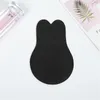 2 pièces/paire femmes mignon oreille de lapin Invisible soutien-gorge levage poitrine autocollants respirant Bio-Silicone mamelon couverture Anti-affaissement poitrine Pad DH9874