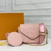 Мини Multi Fashion Women Cross Body Bag Twin Set Дизайнерская Сумочка для Женщин Цепочка Кошельки Роскошные Сумки на плечо Женский Корзин Круглый Кошелек Пухтка Черная Кожа