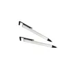 Stylos en métal de sublimation stylo blanc en aluminium tige transfert thermique stylo à bille créatif avec film rétractable RRB13591
