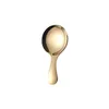 3 kolory Ze Stali Nierdzewnej Ze Stali Nierdzewnej Krótki uchwyt Round Head Spoon Gospodarstwa Domowa Kitchen Tableware Creative Mini Tea Spoon